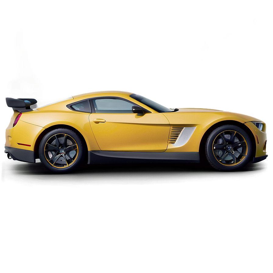 Minimal Yellow Car Png Kgb29