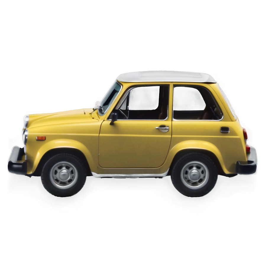 Minimal Yellow Car Png Kus