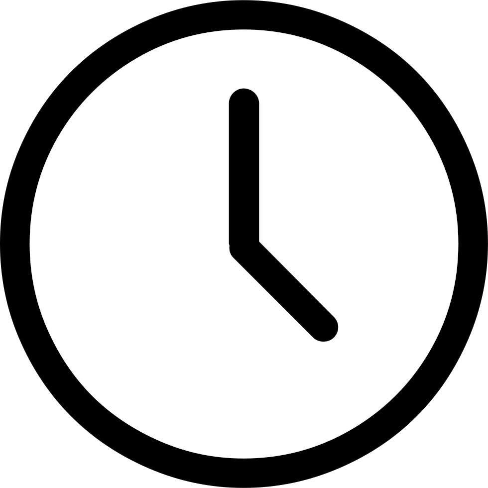 Minimalist Alarm Clock Icon