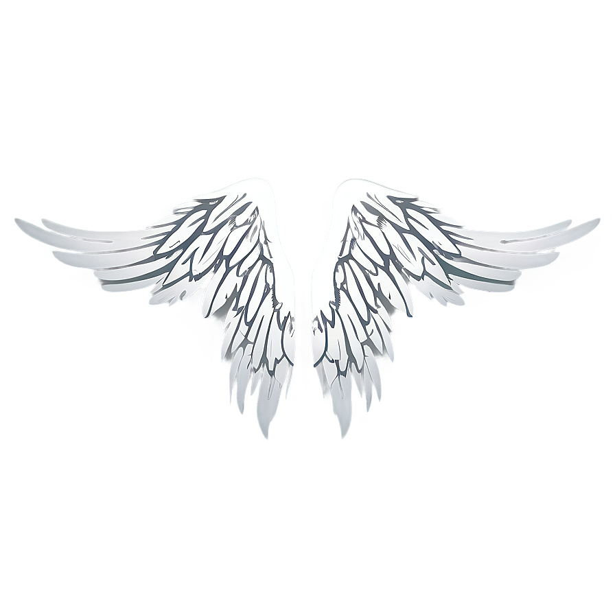 Minimalist Angel Wings Clipart Png Teu