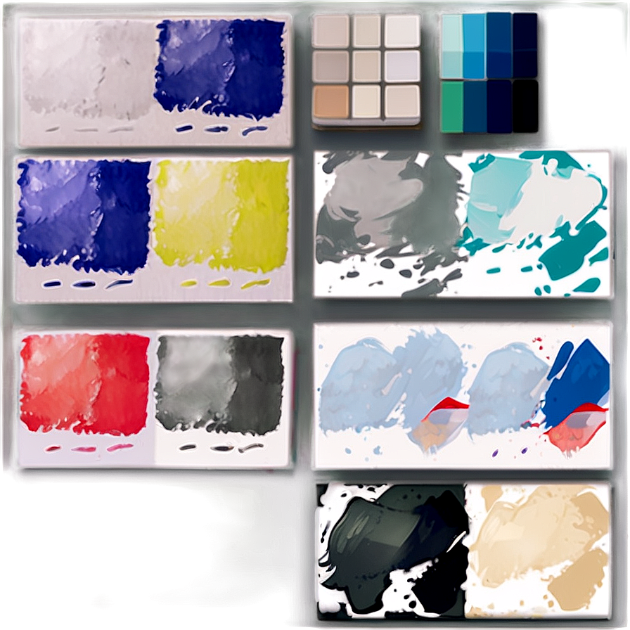 Minimalist Art Palette Png Qsg32