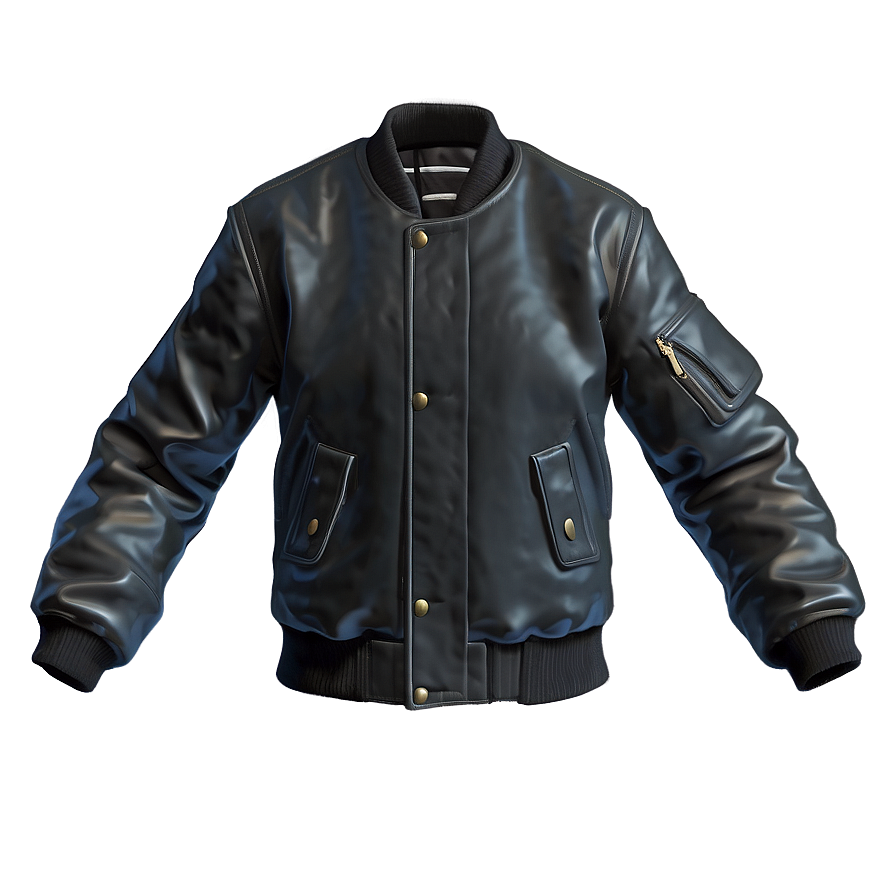 Minimalist Black Bomber Png Pws39