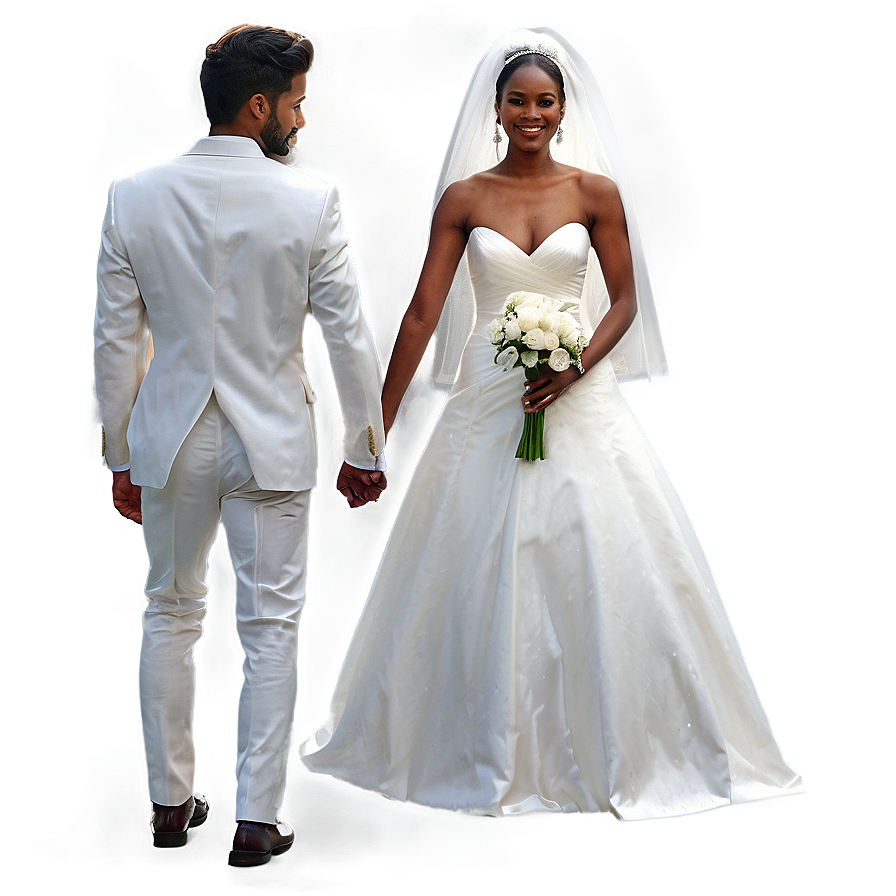 Minimalist Bride And Groom Png Ldi