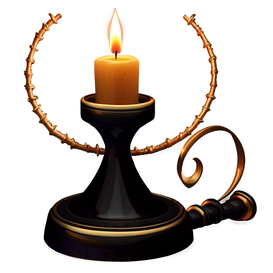 Minimalist Candlestick Png 06262024