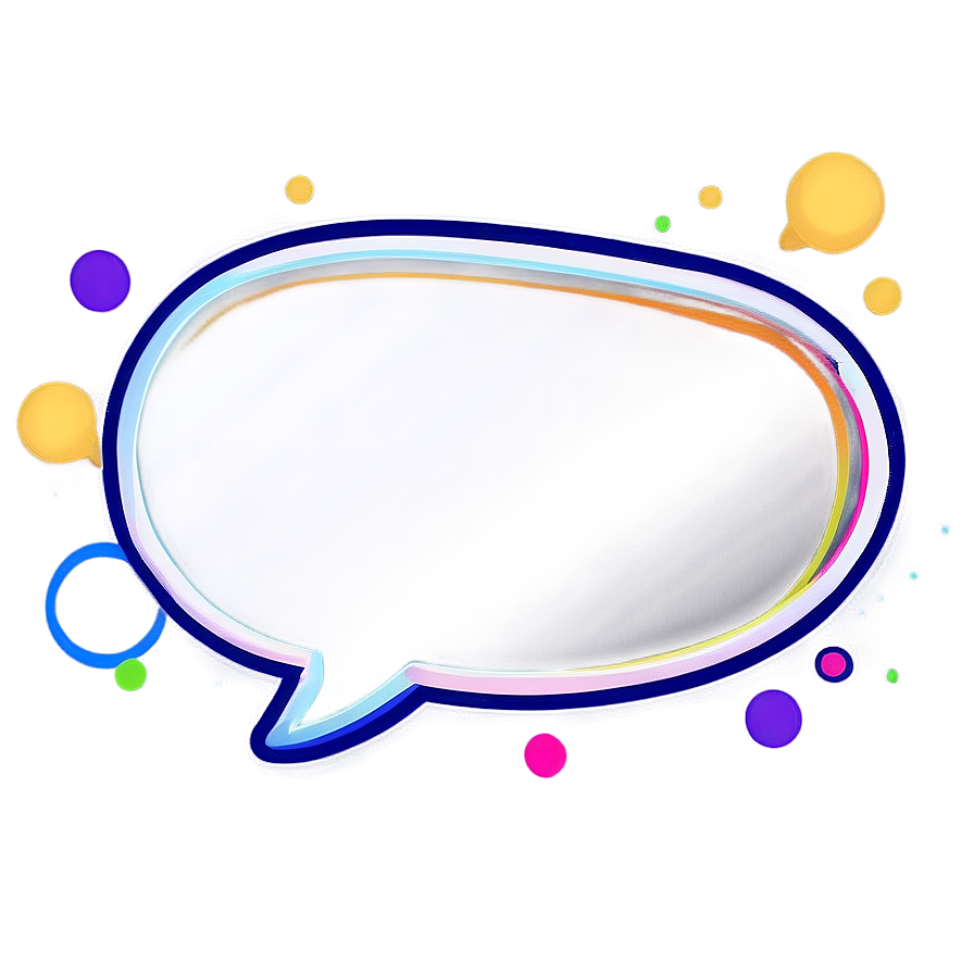 Minimalist Chat Bubble Artwork Png Shv42