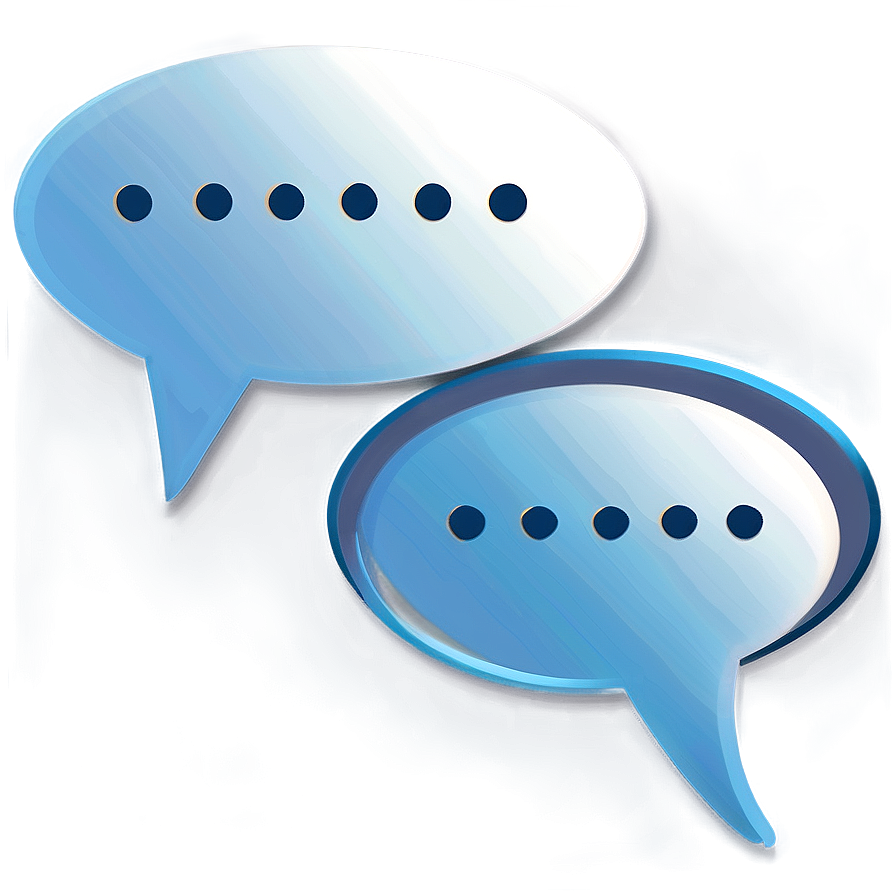 Minimalist Chat Bubble Png 05252024