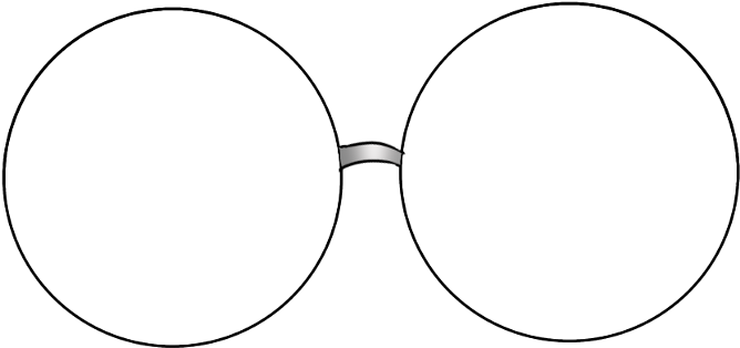 Minimalist Circle Glasses Illustration