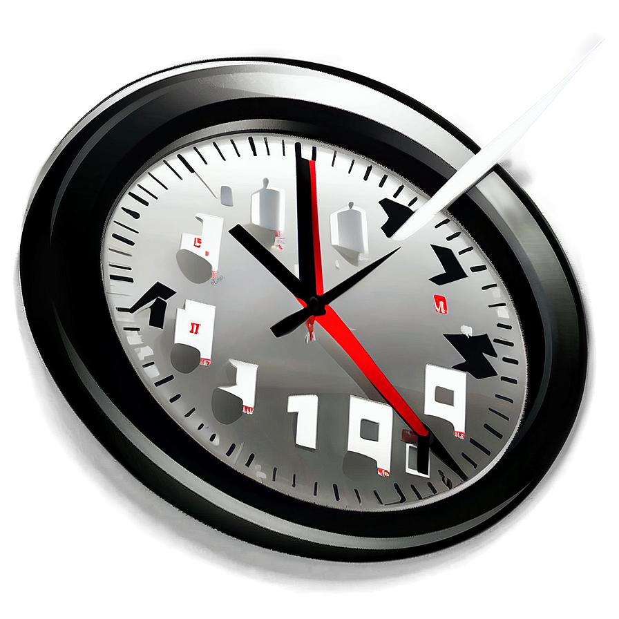 Minimalist Clock Clipart Png Fqk61