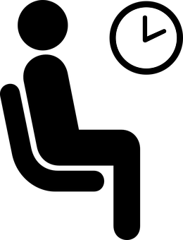 Minimalist Clock Graphic