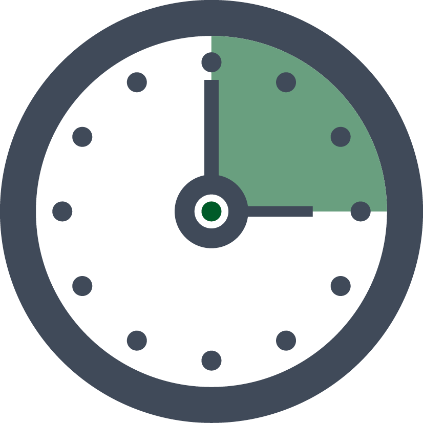 Minimalist Clock Graphic