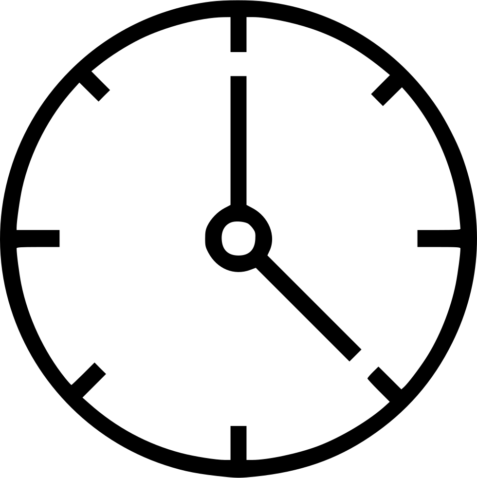 Minimalist Clock Icon