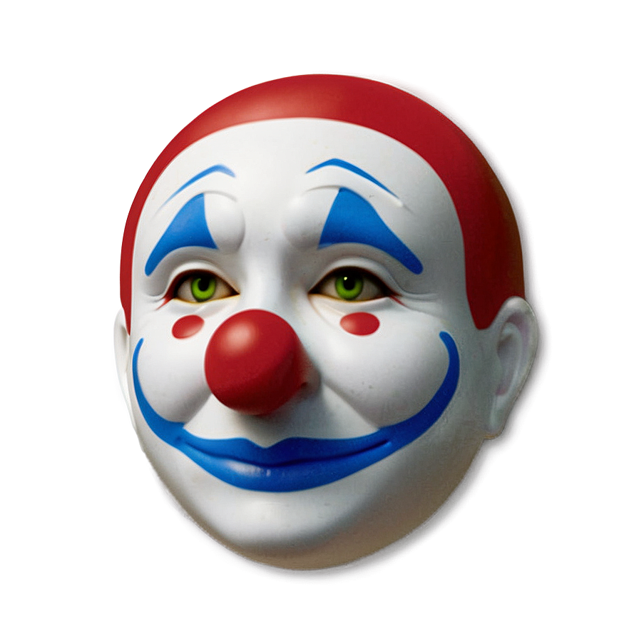 Minimalist Clown Emoji Png 80