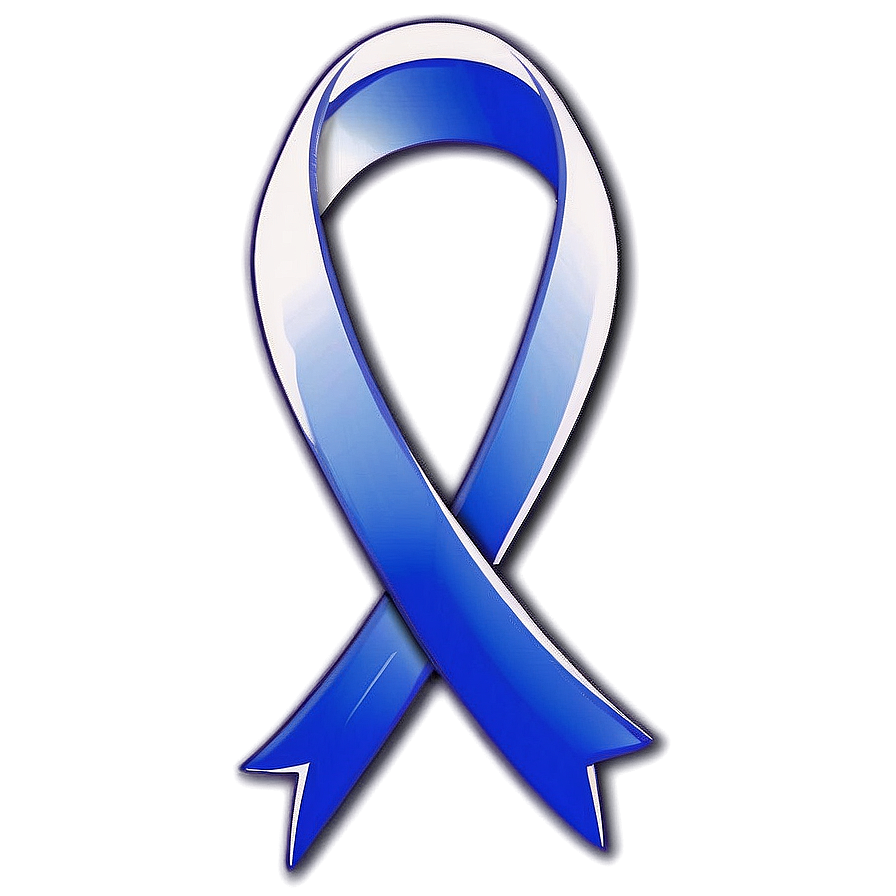 Minimalist Colon Cancer Ribbon Png 13