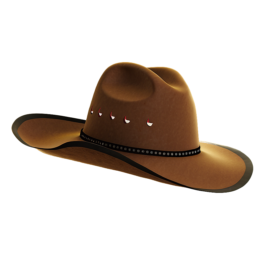 Minimalist Cowboy Hat Transparent Png 05262024