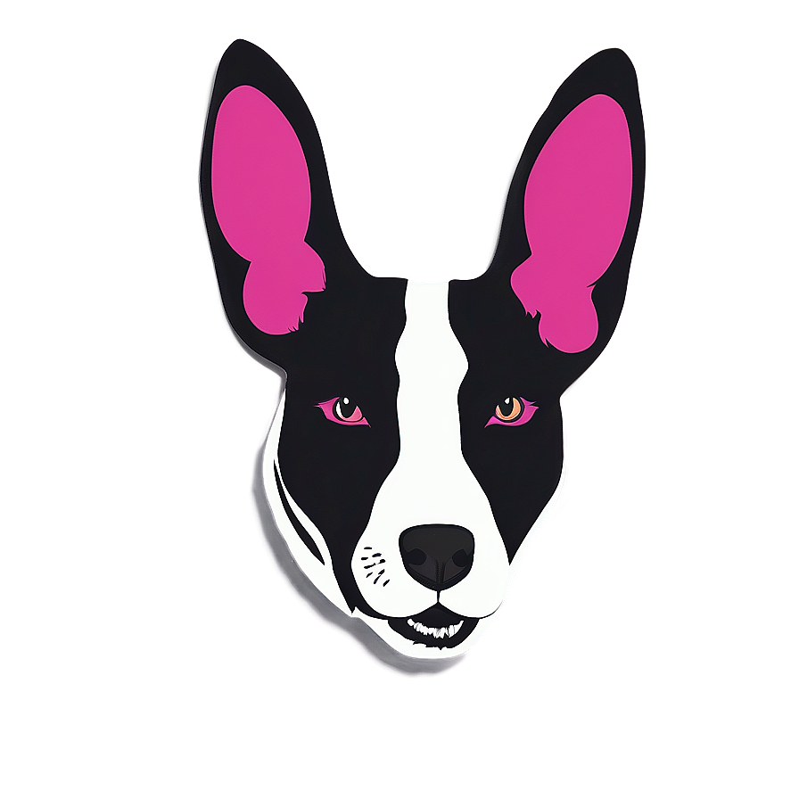 Minimalist Dog Head Png Pbh99