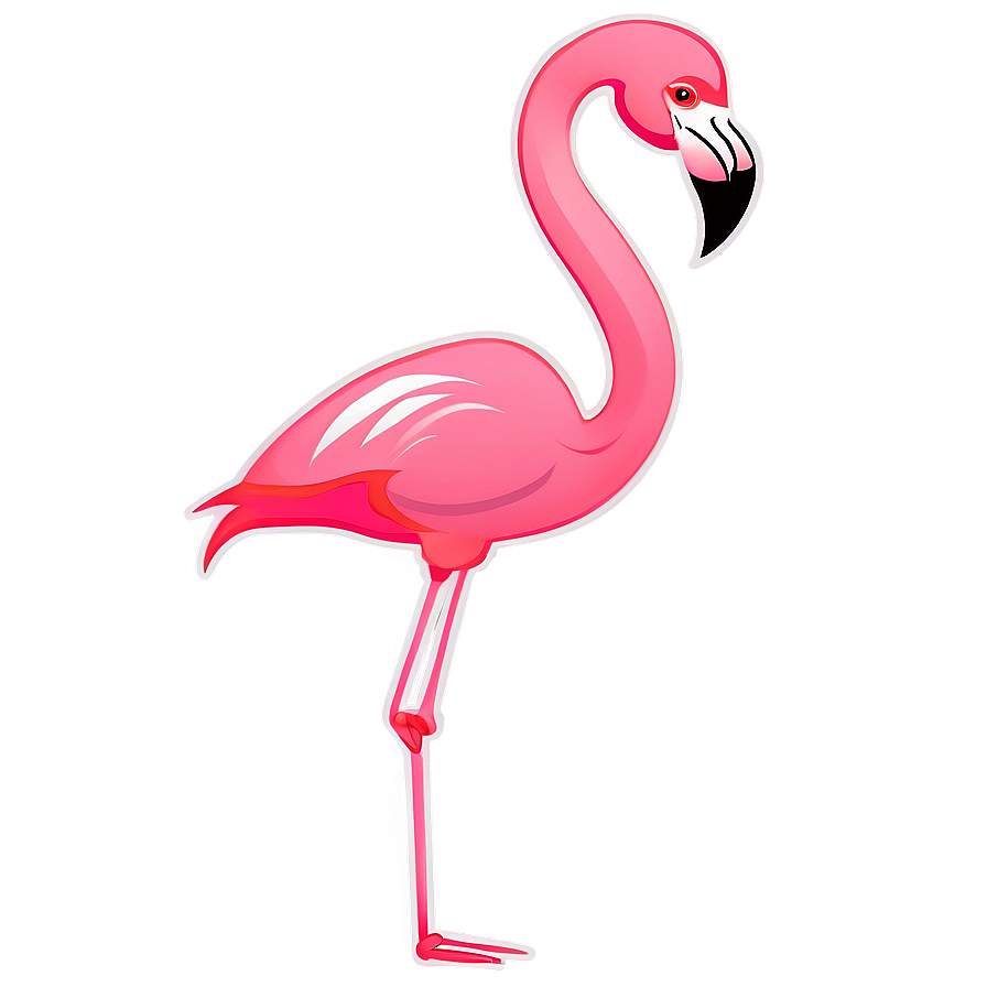 Minimalist Flamingo Design Png 05062024