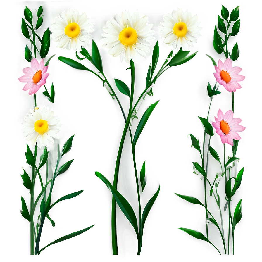 Minimalist Floral Background Png Bmg31