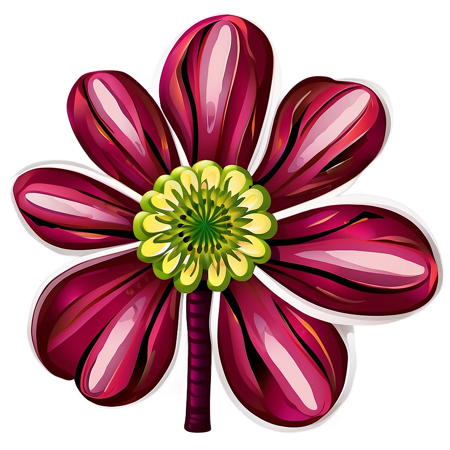 Minimalist Flower Clipart Png Rob31