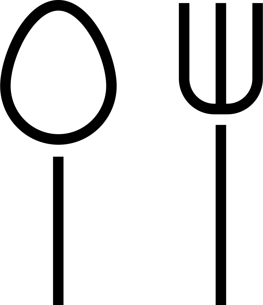 Minimalist Forkand Spoon Graphic