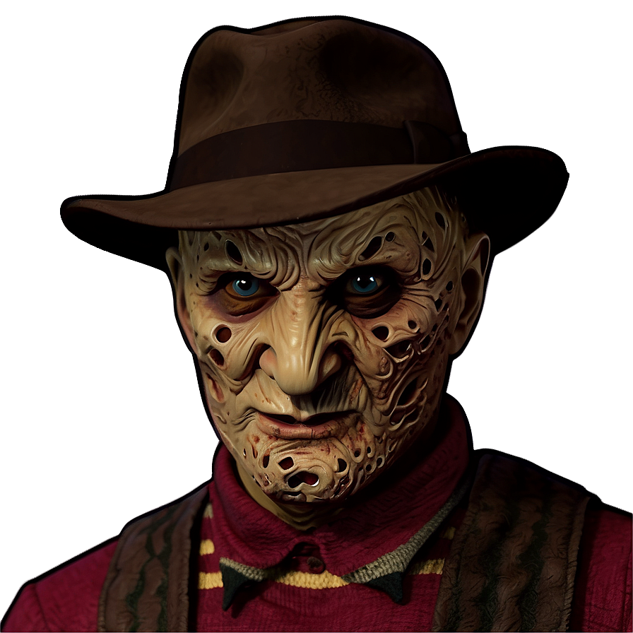 Minimalist Freddy Krueger Png 05232024