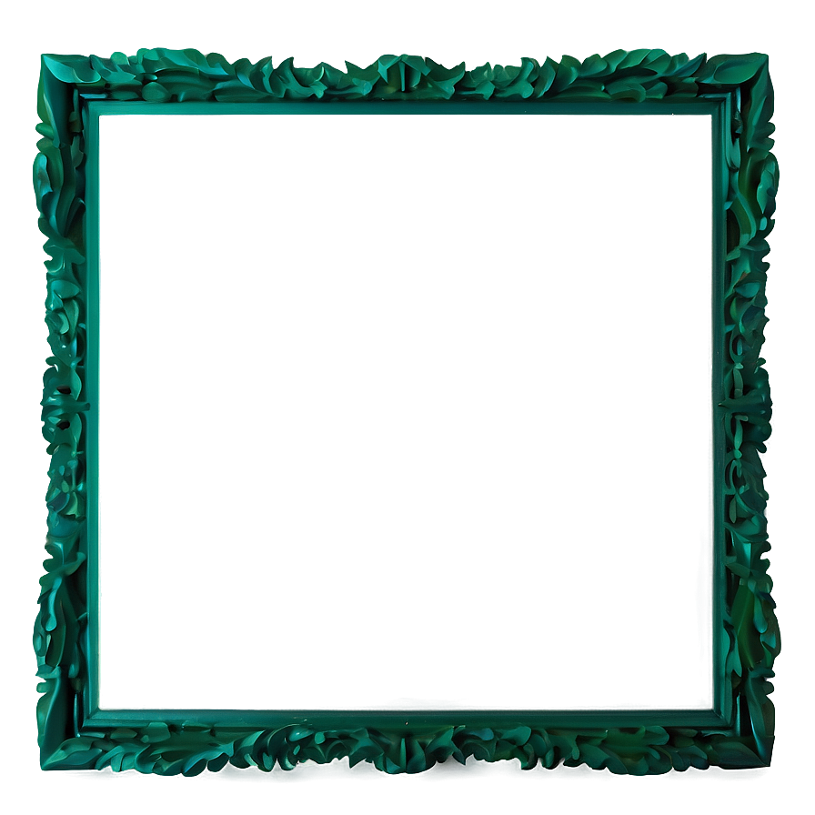 Minimalist Green Frame Png 8