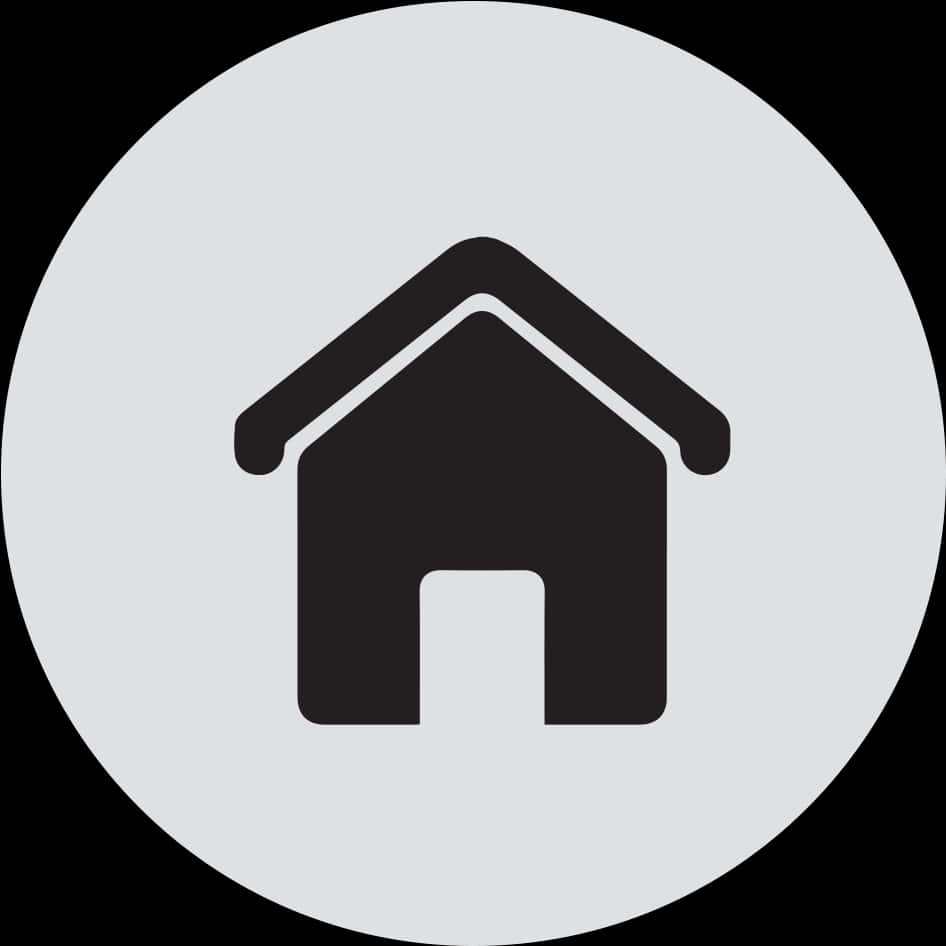 Minimalist Home Icon Graphic