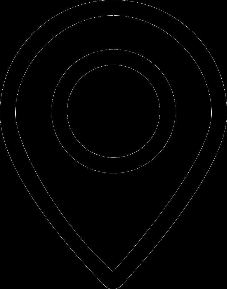 Minimalist Location Pin Icon