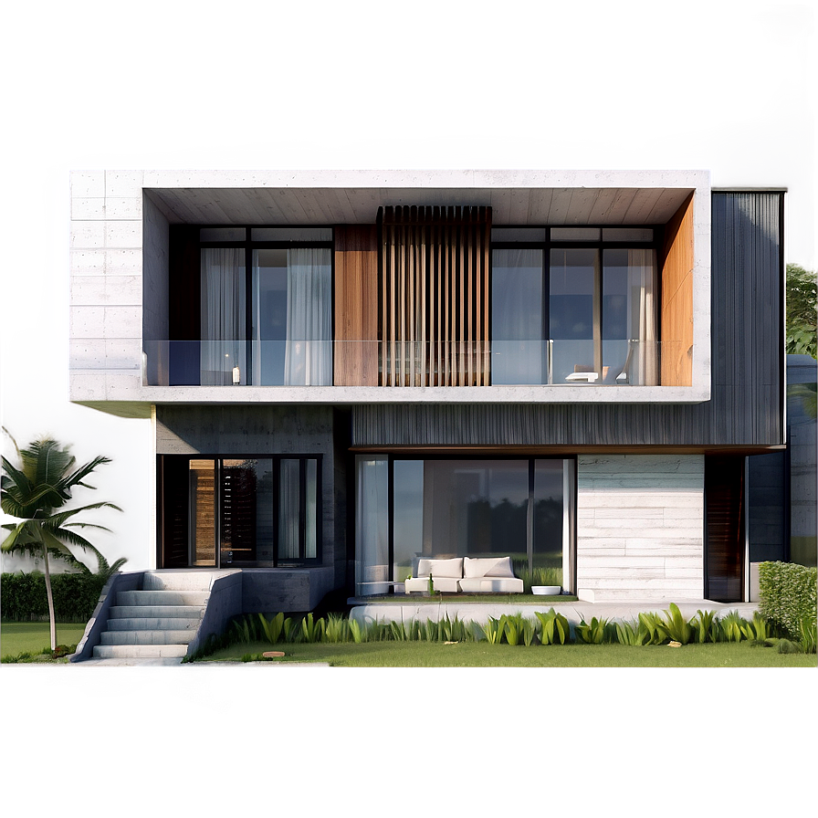 Minimalist Mansion Architecture Png 32