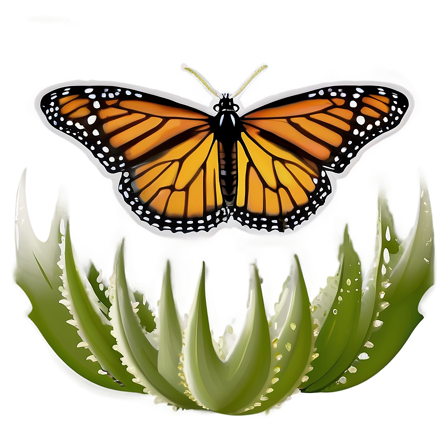 Minimalist Monarch Butterfly Png 93