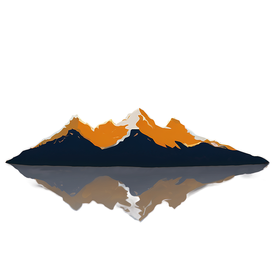 Minimalist Mountain Silhouette Png Jow45