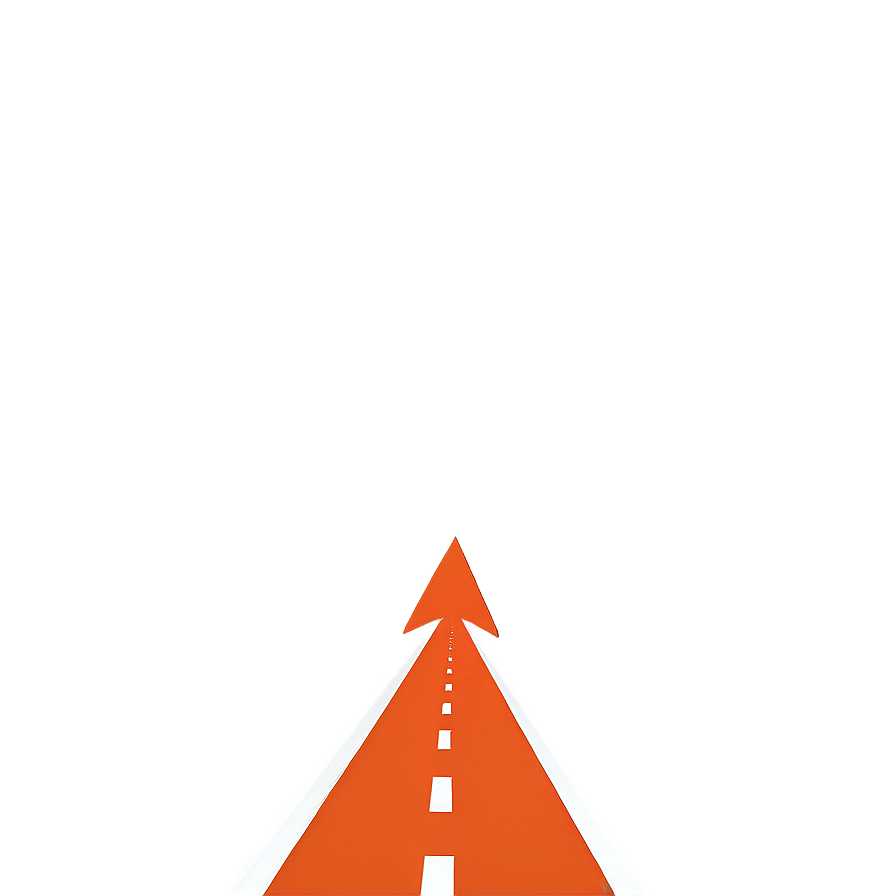 Minimalist Orange Arrow Png Ygj60