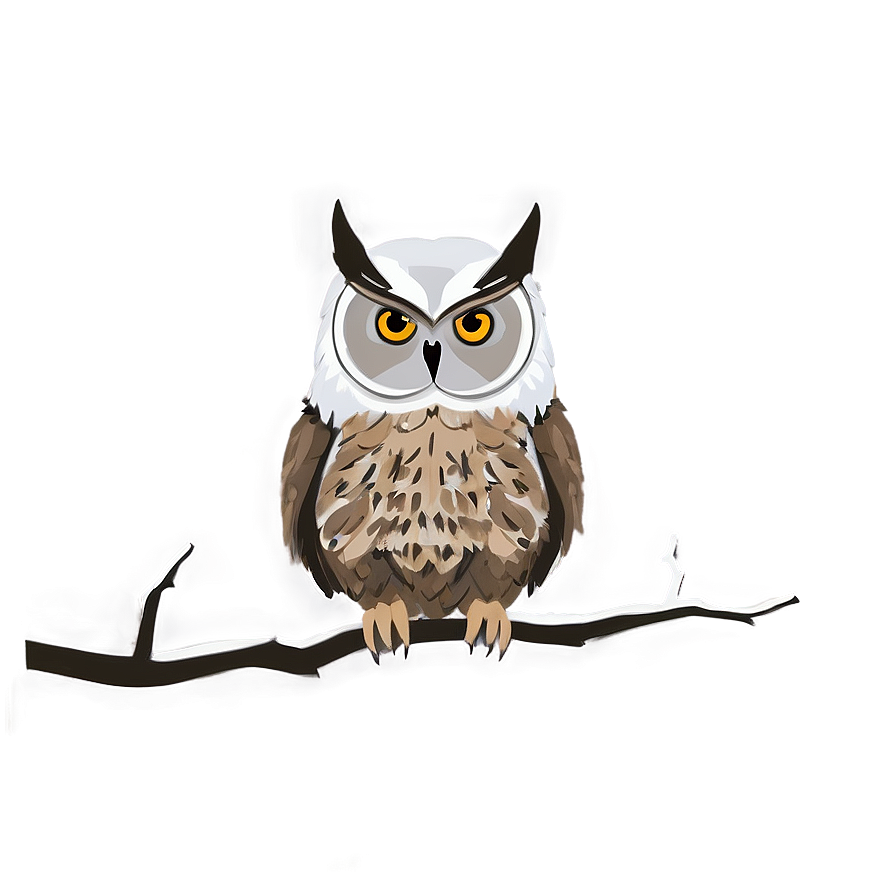 Minimalist Owl Png Std15