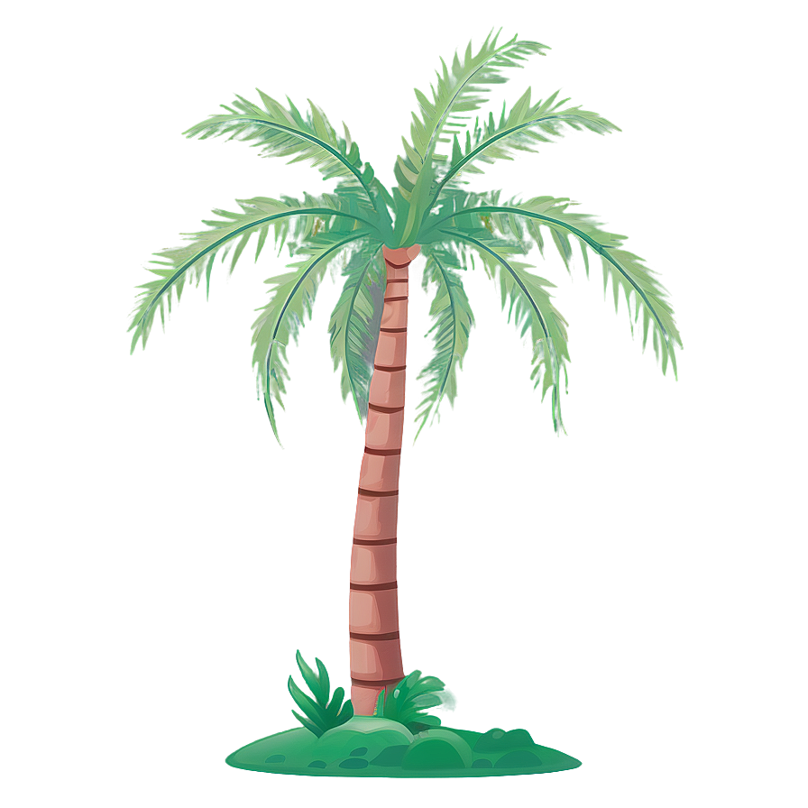 Minimalist Palm Tree Emoji Png 06272024