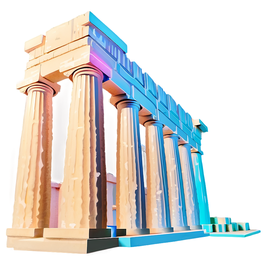 Minimalist Parthenon Design Png 86