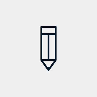 Minimalist Pencil Icon