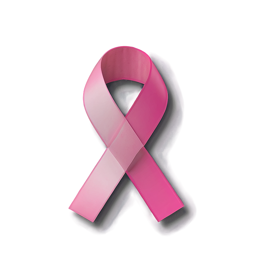 Minimalist Pink Ribbon Png 35