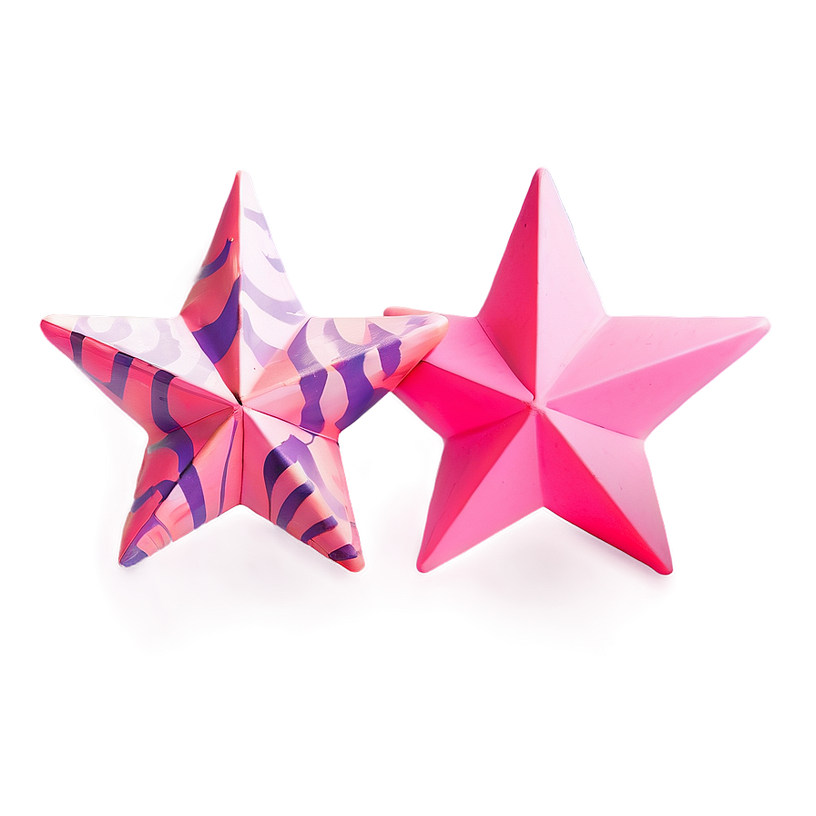 Minimalist Pink Stars Png Idf12