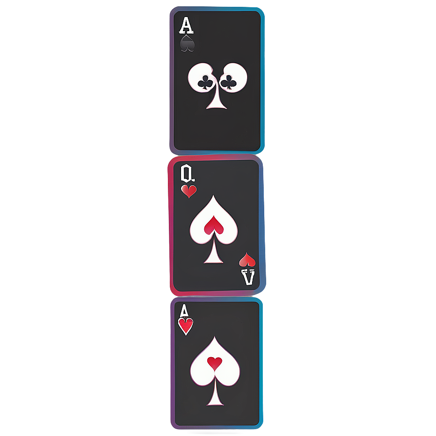 Minimalist Playing Card Graphic Png 67