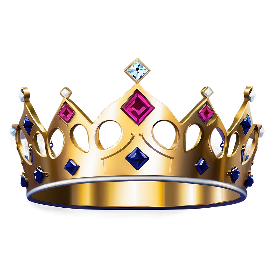 Minimalist Princess Crown Png Svm