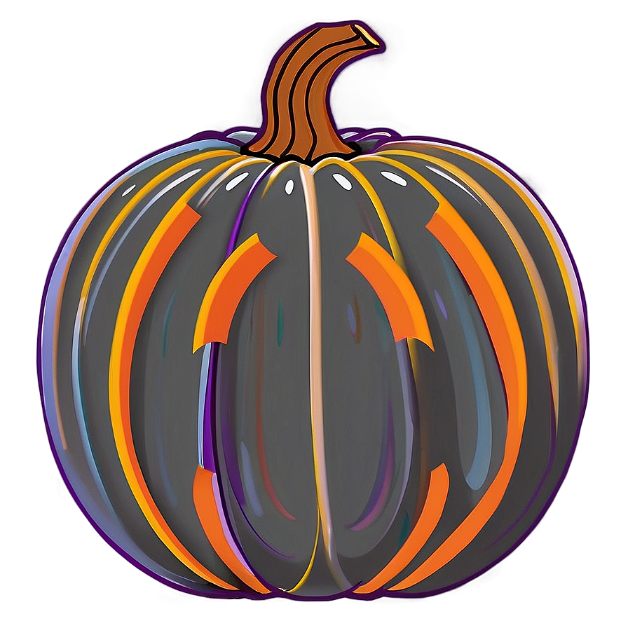 Minimalist Pumpkin Outline Png Kcr41