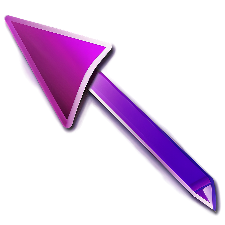 Minimalist Purple Arrow Png 78