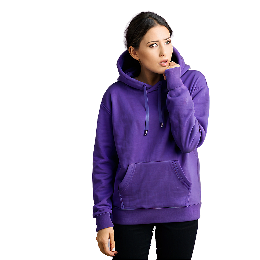 Minimalist Purple Hoodie Sketch Png 06292024