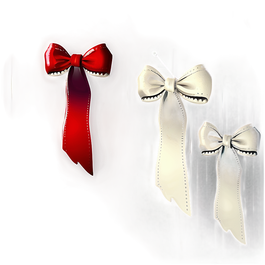 Minimalist Red Bow Png 05252024