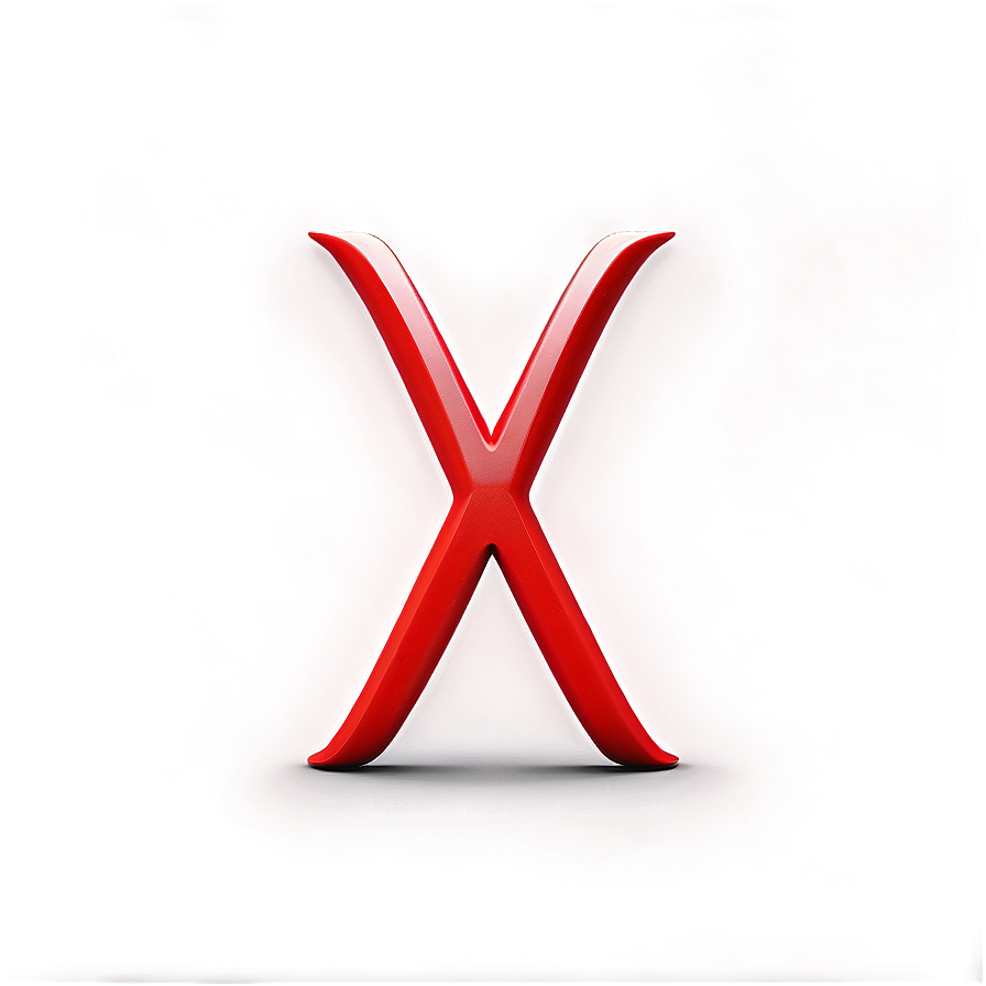 Minimalist Red X Png 63