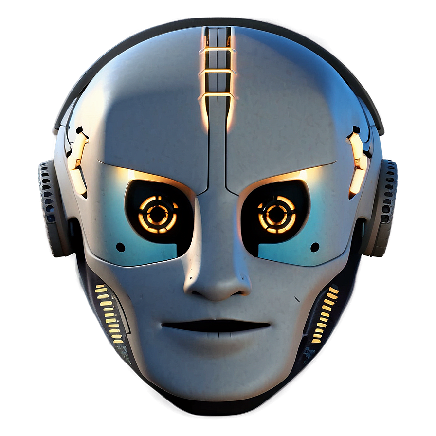 Minimalist Robot Head Png Kwm