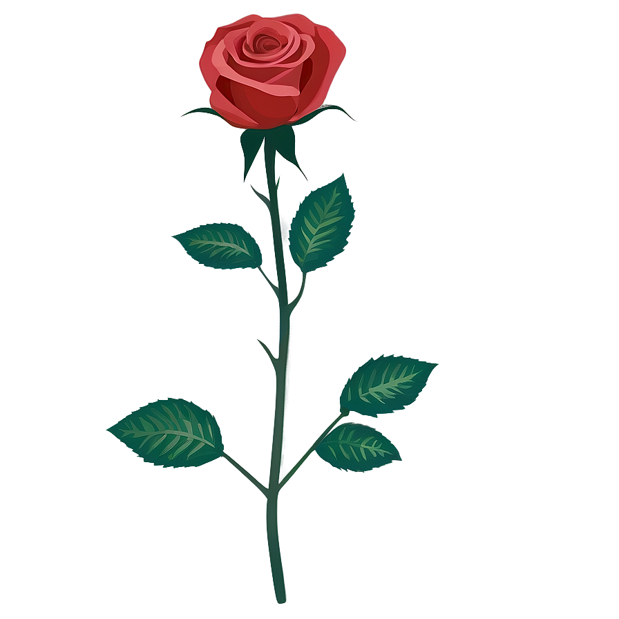 Minimalist Rose Png 17