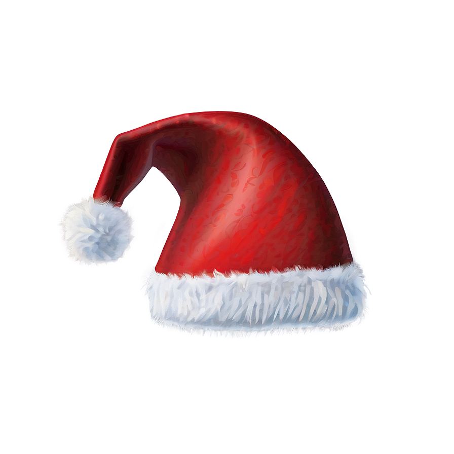 Minimalist Santa Hat Vector Png 06282024