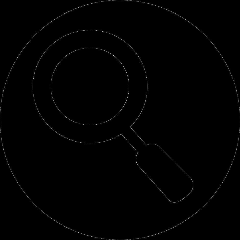 Minimalist Search Icon Graphic