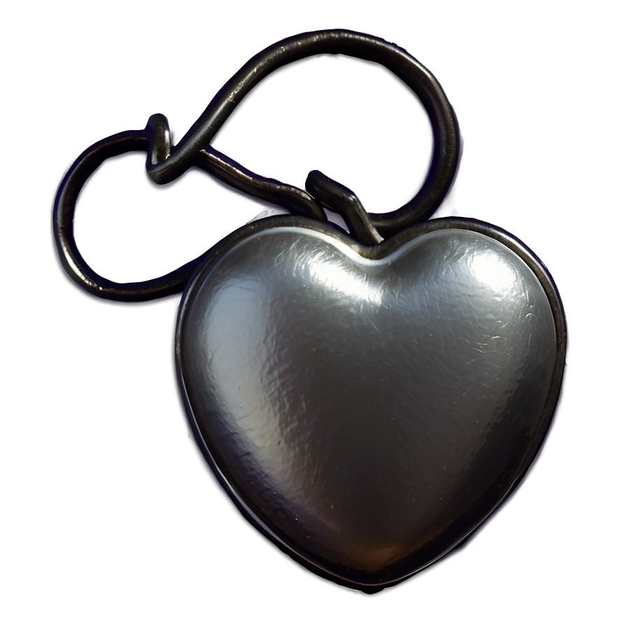 Minimalist Silver Heart Png Slp12