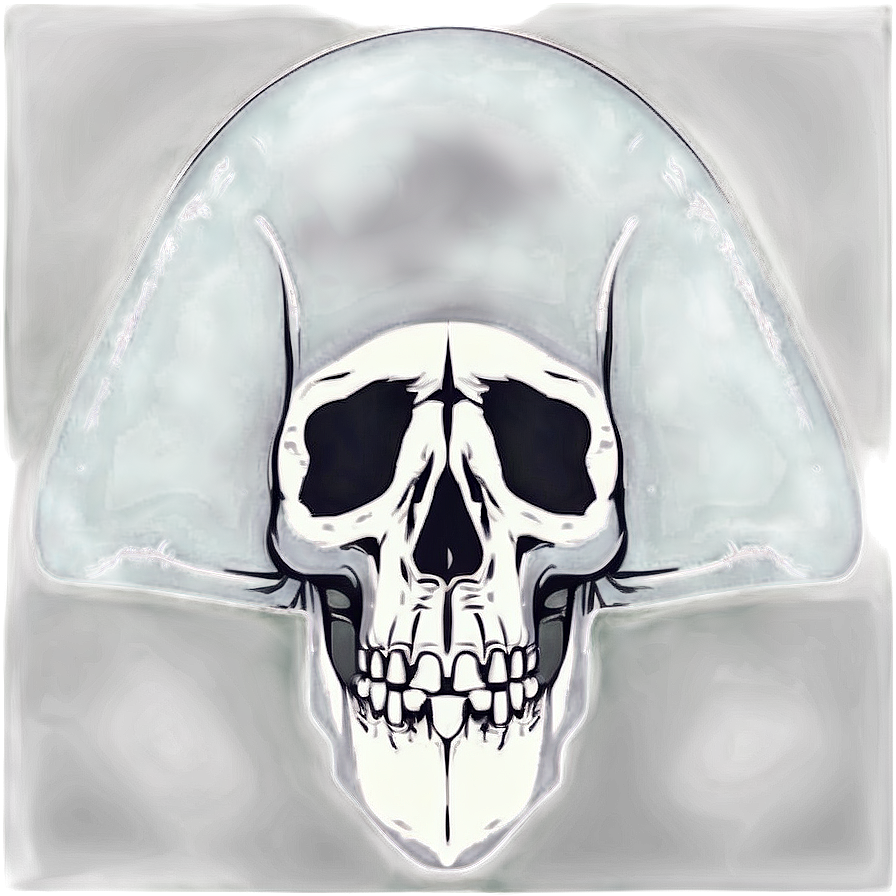 Minimalist Skull Design Png Hjb